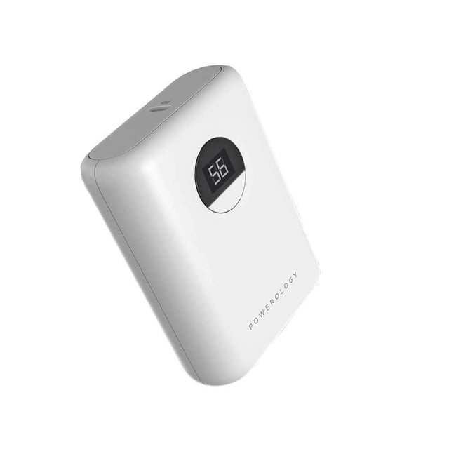 Powerology Ultra Compact Power Bank 10000mah Pd 18w White