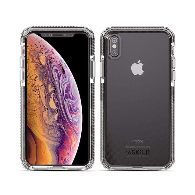 SoSkild so skild iphone xs x defend heavy impact case and tempered glass screen protector