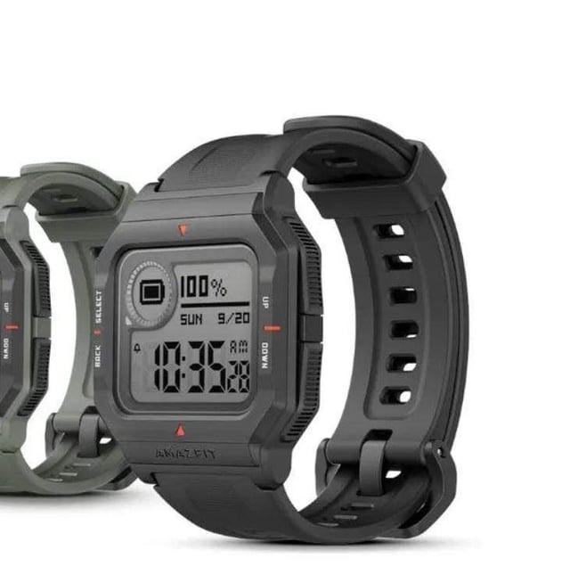 ساعة Amazfit Neo الرياضية الذكية سوداء