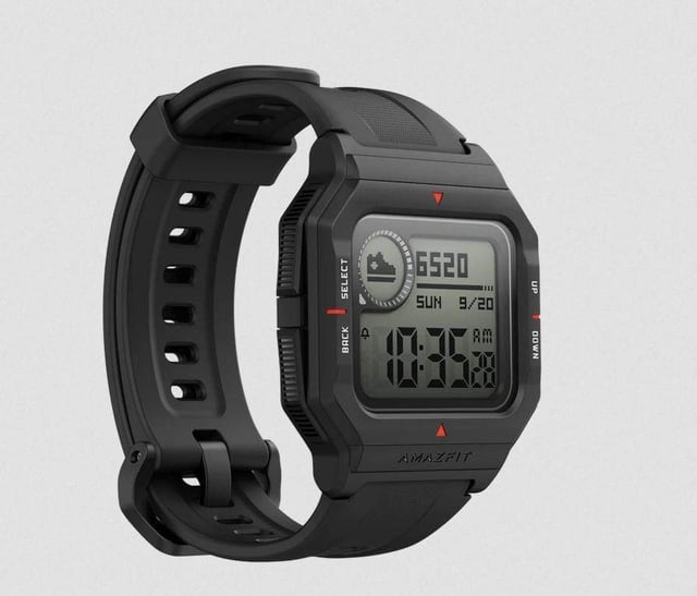 ساعة Amazfit Neo الرياضية الذكية سوداء