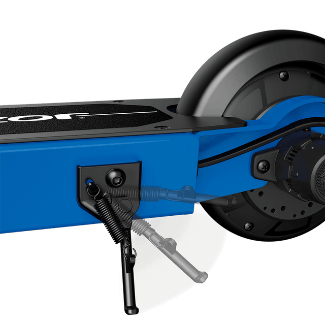 سكوتر اطفال كهربائي 16 كم/ساعة أسود وأزرق رازور Razor Blue And Black 16km/h EScooter Powertec