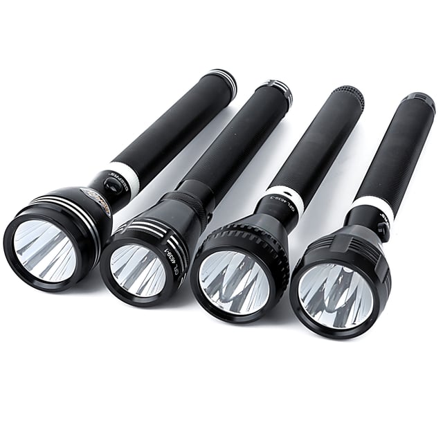 أربع كشافات قابلة للشحن 4Pcs Rechargeable LED Torch - Geepas