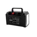 Geepas GPS5593 Power Caster 7000mAh Rechargeable Battery 4 Pcs Led Bulbs with Solar Panel 