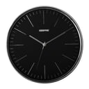ساعة حائط دائرية جيباس بدون صوت أسود وفضي Geepas Wall Clock Silent Non Ticking