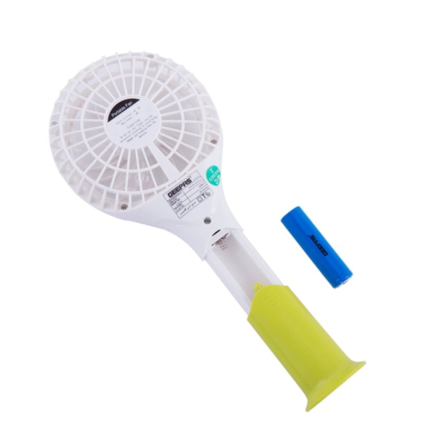 مروحة Geepas Rechargeable Mini Fan - Personal Portable Fan with 3 Speed Options