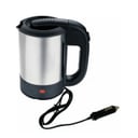 Geepas GK38041 12V Car Kettle 500ML Water Heater for Caravans Stainless-Steel Electric Car Kettle with Cigarette Lighter Charger Quick Hot Water