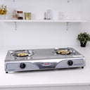 فرن غاز ذو شمعتين Geepas Stainless Steel Gas Stove Burner , Auto Ignition, Robust Build