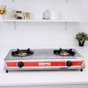 Geepas Stainless Steel Gas Stove with Automatic Ignition System & Energy Efficient Burners GK5605