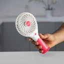 مروحة Geepas Rechargeable Mini Fan - Personal Portable Fan with 3 Speed Options