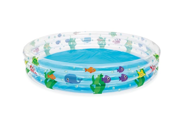 مسبح للأطفال برسومات أسماك Bestway POOL DEEP DIVE 3-RING