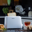 Geepas GBT36515 2 Slice Bread Toaster - Removable Crumb Tray- One Touch Cancel Button - 6 Browning Setting Control- Ideal for Home, Hotels, Restaurants, Canteens