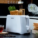 Geepas GBT36515 2 Slice Bread Toaster - Removable Crumb Tray- One Touch Cancel Button - 6 Browning Setting Control- Ideal for Home, Hotels, Restaurants, Canteens