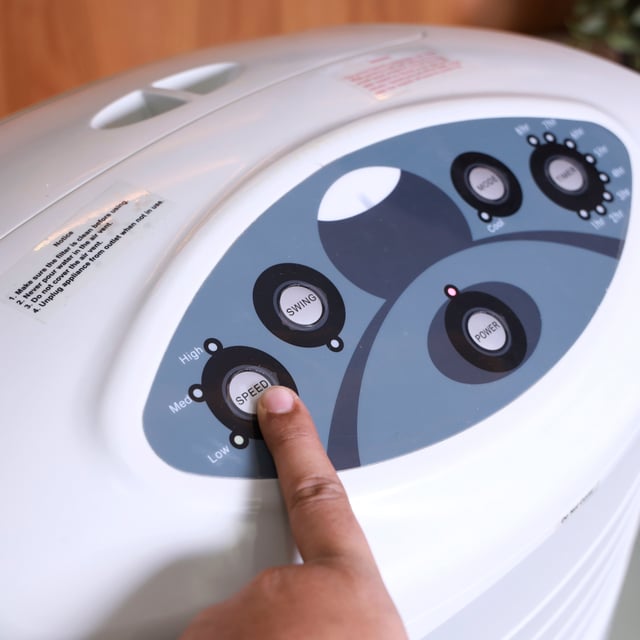 Geepas Air Cooler - Portable Ergonomic Design with 4 Speed, Led Control Panel - 20L Water Tank & Ice Compartment - Led Control Panel with Remote - Wide Oscillation - Ideal for Home, Office & More