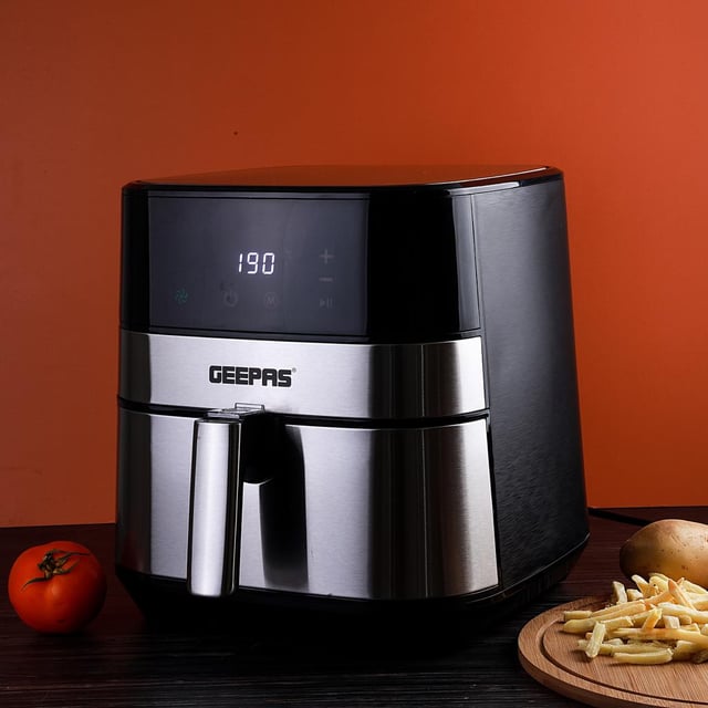 قلاية هوائية جيباس 5 لتر 200 درجة مئوية Geepas 5L Digital Air Fryer