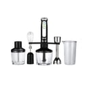 Geepas Hand Blender Multi Purpose Portable-2 Speeds With 8 Variable Speeds, Stainless Steel Blade & Whisk Perfect Smoothies & Grinding Coffee