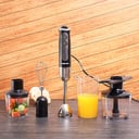 Geepas Hand Blender Multi Purpose Portable-2 Speeds With 8 Variable Speeds, Stainless Steel Blade & Whisk Perfect Smoothies & Grinding Coffee