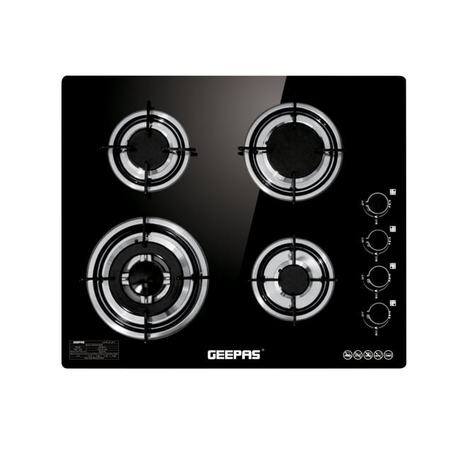 غاز بلت ان مسطح جيباس بأربع شمعات Geepas Gas Cooker Size 130/100/70mm