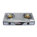 فرن غاز ذو شمعتين Geepas Stainless Steel Gas Stove Burner , Auto Ignition, Robust Build
