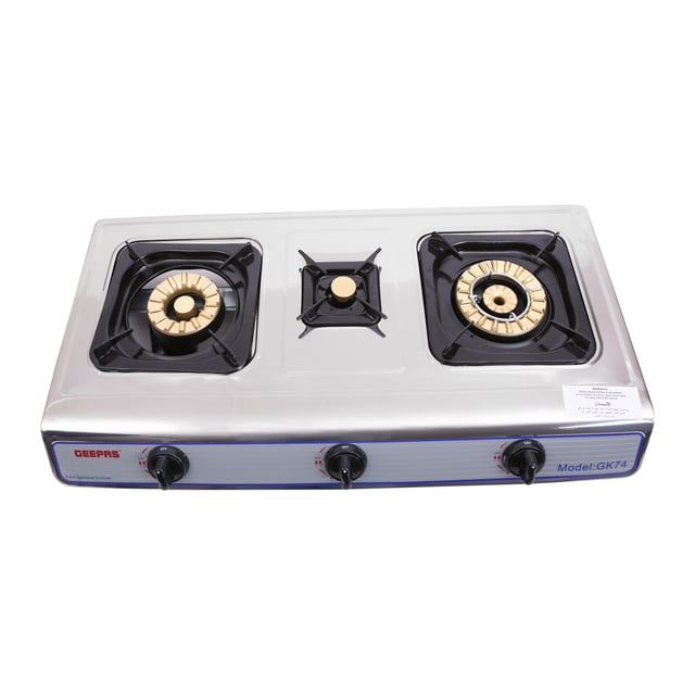 موقد غاز ب 3 شمعات Geepas Gas Cooker