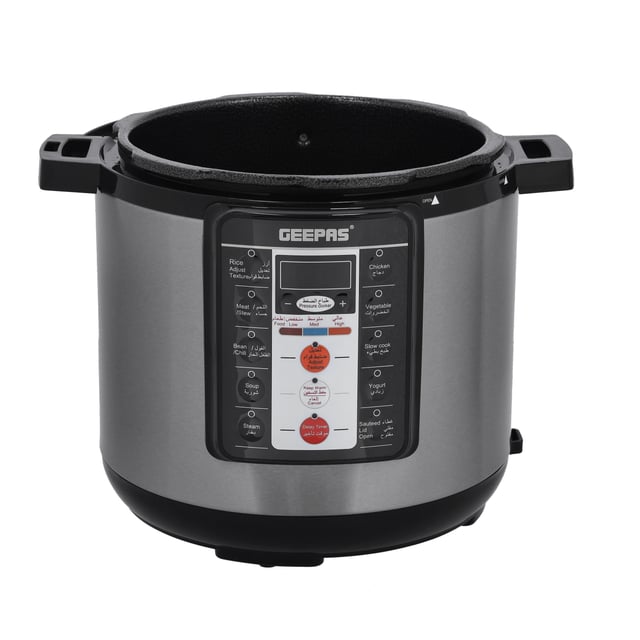 Geepas Compact & Multipurpose 6L & 14 Cooking Programs Digital Multi Cooker GMC35033