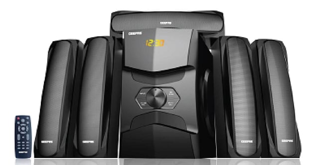 مجموعة مكبرات صوت بقوة 5000 واط 5000W PMPO 5.1Channel Multimedia Speakers - Geepas