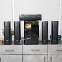 مجموعة مكبرات صوت بقوة 5000 واط 5000W PMPO 5.1Channel Multimedia Speakers - Geepas