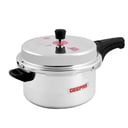 Geepas GPC327 7.5L Stainless Steel Induction Base Pressure Cooker - Lightweight & Durable Cooker with Lid, Cool Handle & Safety Valves - 5 Years Warranty