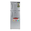 ثلاجة جيباس صغيرة 132 لتر بابين مع خاصية التبريد السريع Geepas Double Door Refrigerator