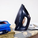 Geepas GSI7703 2400W Steam Iron - Wet Steam Iron - Adjustable Temperature Control, Ceramic Soleplate - Dry/Steam/Burst of Steam/Vertical Steam Function