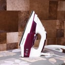 Geepas GSI7809 2400W Steam Iron - Variable Temperature Iron for Crisp Ironed Clothes with Non-Stick Soleplate & 240ml Tank - Steam Generator, Spray & Steam Function