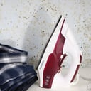 Geepas GSI7809 2400W Steam Iron - Variable Temperature Iron for Crisp Ironed Clothes with Non-Stick Soleplate & 240ml Tank - Steam Generator, Spray & Steam Function