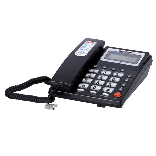 هاتف أرضي ب 16 رقم  Telephone LCD Geepas