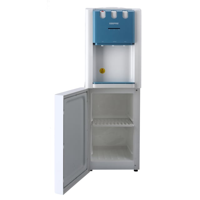 Geepas GWD8354 Water Dispenser - 3 Taps with Hot/Normal/Cool with Fast Cooling & Low Noise- Stainless Steel tank - Ideal for Office,Banks, Hotels, Home & More