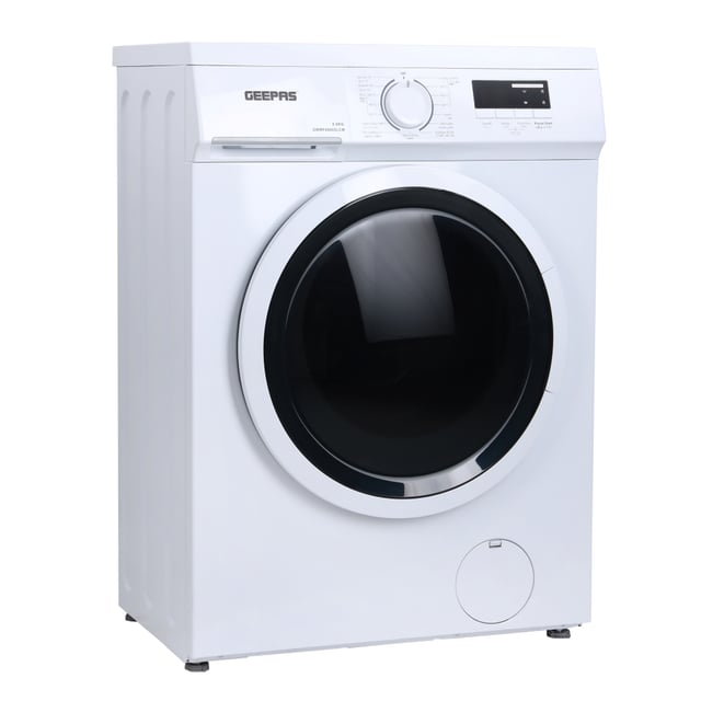 غسالة أوتوماتيكية بسعة 6 كيلوغرام بسرعة 1000 دورة بالدقيقة   6kg Geepas 1000RPM Fully Automatic Washing Machine