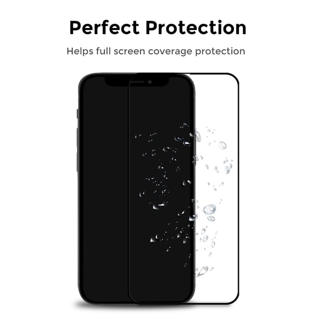 O Ozone [ 2 Pack ] Screen Protector for iPhone 15 Pro Max With Camera Lens Protector , 9H Hardness Scratch Resistant Full Coverage Screen Guard HD Ultra-thin Tempered Glass Screen Guard