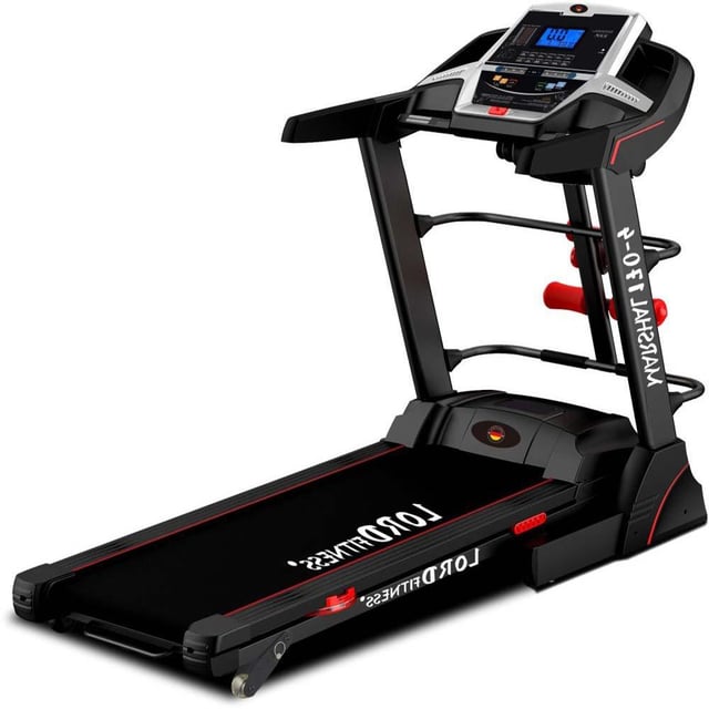 Marshal Fitness 4 way walking treadmill machine having control with shock resistance system
