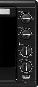 فرن كهربائي زجاجي وتوستر للتحميص 55 لتر بلاك اند ديكر BLACK+DECKER 55 L Glass Electric Oven And Toaster For Roasting