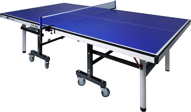 Skyland Unisex Adult Professional Folding Movable Table Tennis -EM-8007 Blue, L 274 x W 152.5 x H 76 cm