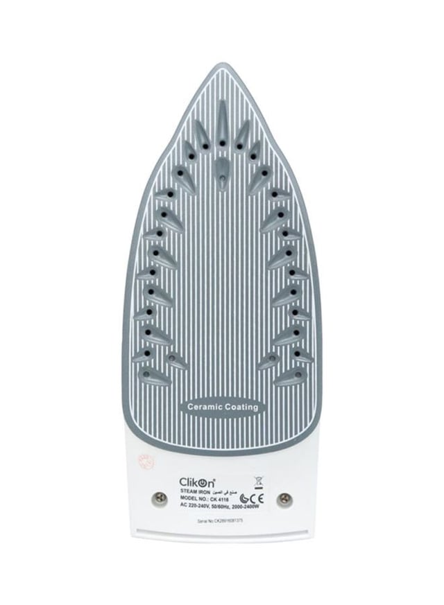 مكواة بخار كهربائية بقوة 2400 واط Electric Steam Iron - Clikon