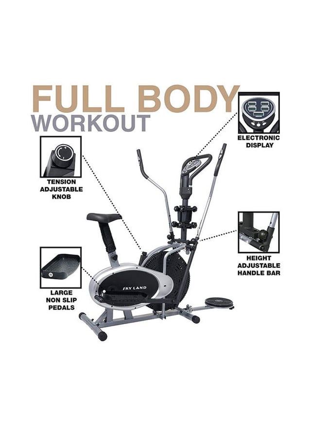 دراجة تمارين ثابتة رياضيه اوربرتاك 4في1 SkyLand Unisex Orbitrac Exercise Bike