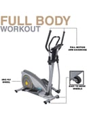 جهاز الاليبتيكال بشاشة رقمية فضي سكاي لاند SkyLand Silver Digital screen Magnetic Elliptical Bike