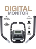 جهاز الاليبتيكال بشاشة رقمية فضي سكاي لاند SkyLand Silver Digital screen Magnetic Elliptical Bike