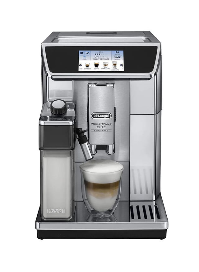 Delonghi PrimaDonna Elite Experience Coffee Machine 0 l 1450 W ECAM650.85.MS Silver/Black