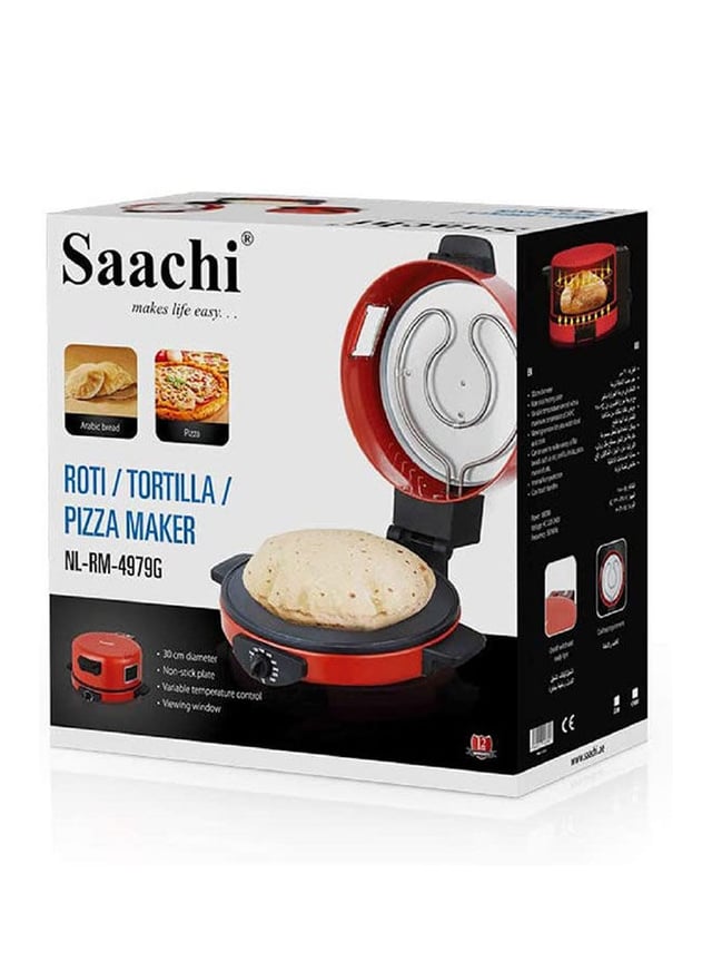 آلة صنع الخبز 1800 واط Saachi - Roti Maker