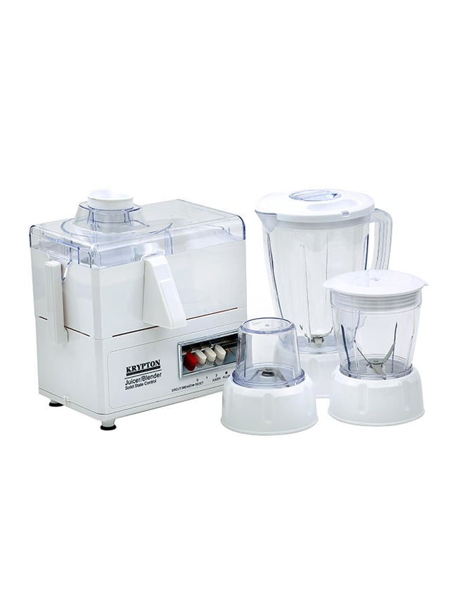 Krypton 4 in 1 Juicer and Food Processor, Blender, Chopper & Grinder with KNB6021 White