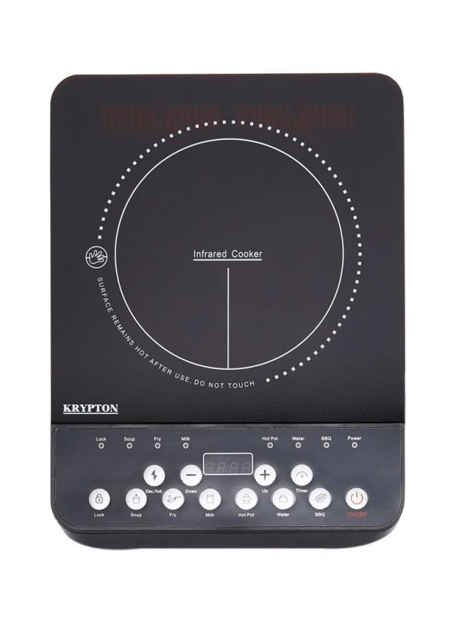 Krypton 2000W Infrared Cooker 2000 W KNIC6058 Black