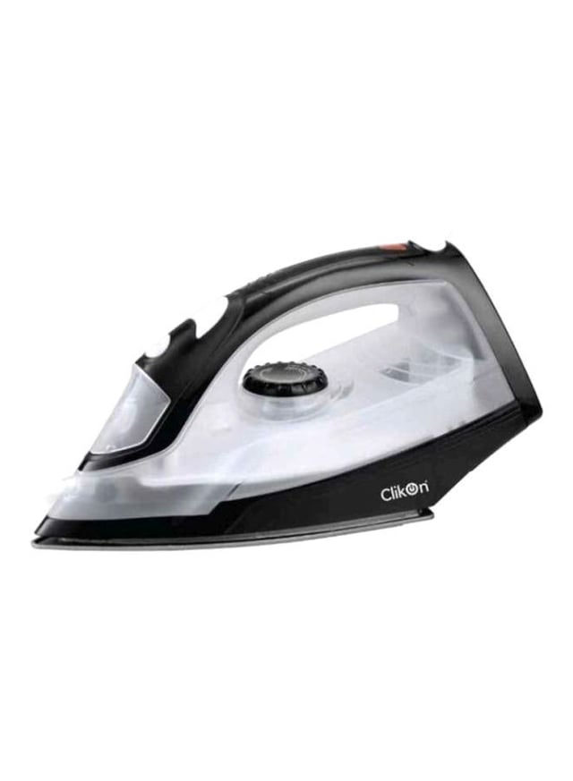 ClikOn Electric Steam Iron 1300W 1300 W CK4105 N Black/Clear