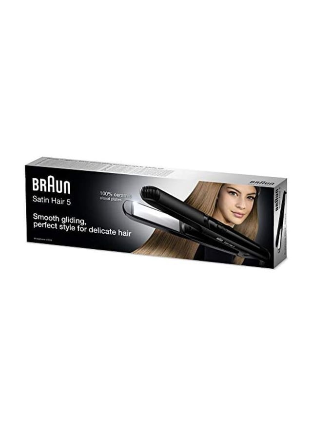 جهاز تمليس الشعر - أسود BRAUN - Satin Hair 5 Ceramic Plate Hair Straightener