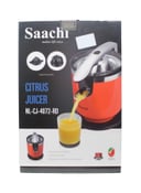 Saachi Citrus Juicer With Stainless Steel Filter 200 W NL CJ 4072 RD Red