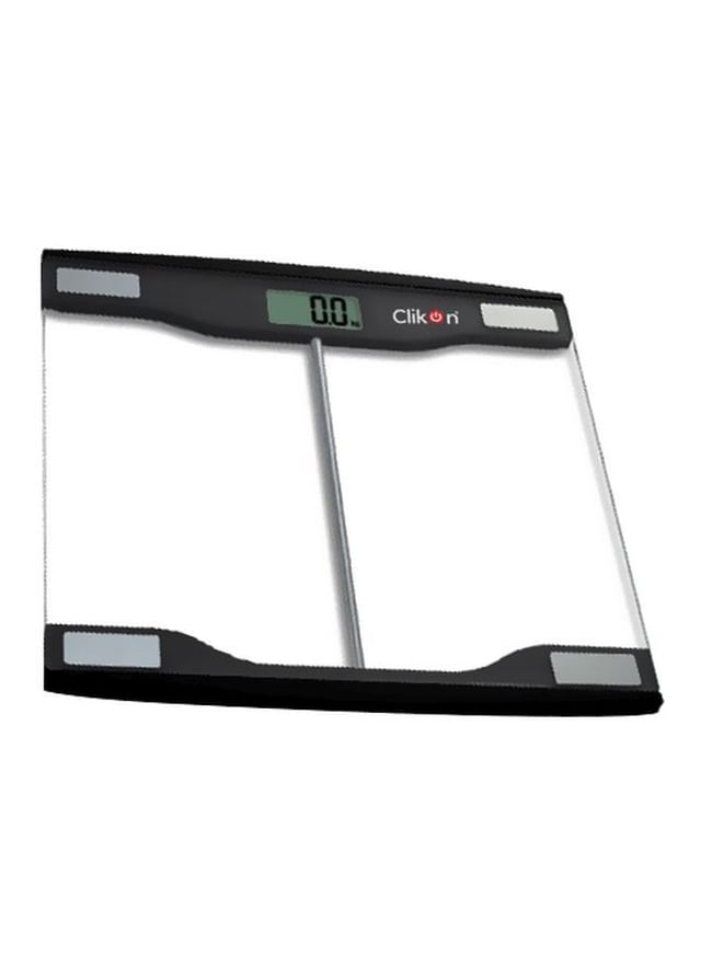 ClikOn Digital Weight Scale Clear/Black 52x24millimeter